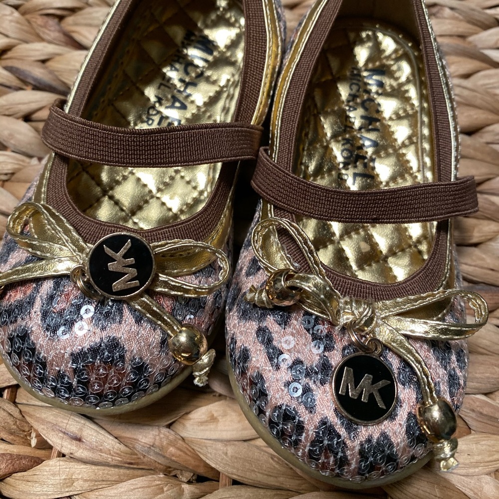 Michael Kors Lil Mariah Leopard Ballet Flats